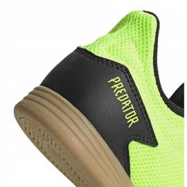 Botas de fútbol Adidas Predator 20.4 In Sala Jr EH3043 multicolor verde 4