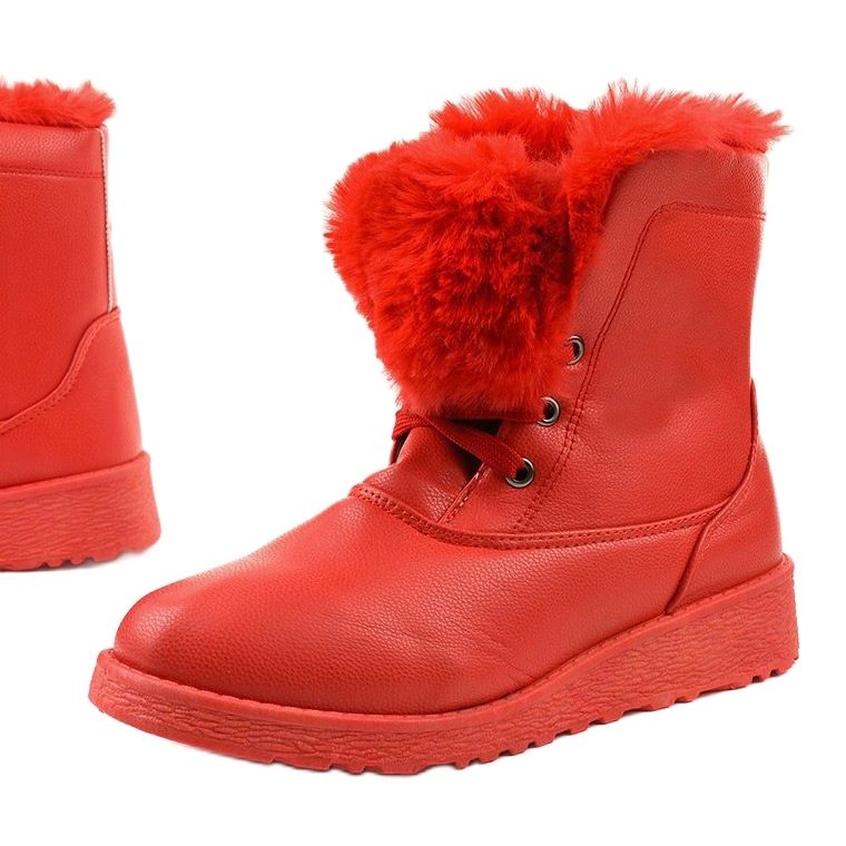 Botas rojas con aislamiento de Inaleth rojo 1 Botas rojas con aislamiento de Inaleth rojo 1