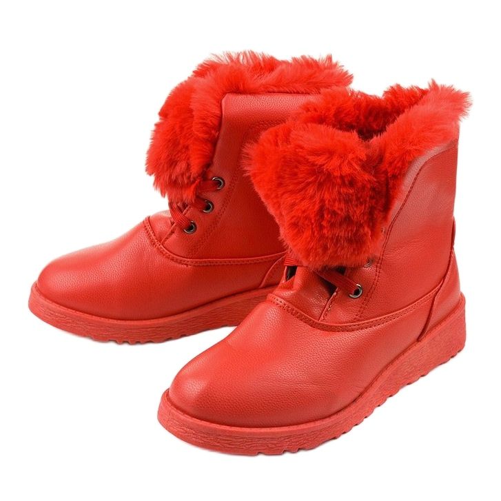 Botas rojas con aislamiento de Inaleth rojo 2 Botas rojas con aislamiento de Inaleth rojo 2