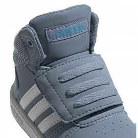 Zapatillas adidas Hoops Mid 2.0 para niños azul FW4922 3