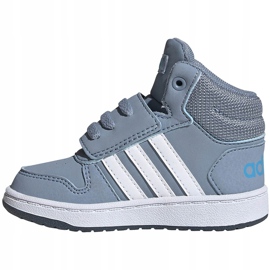 Zapatillas adidas Hoops Mid 2.0 para niños azul FW4922 1