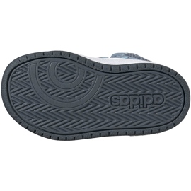 Zapatillas adidas Hoops Mid 2.0 para niños azul FW4922 4