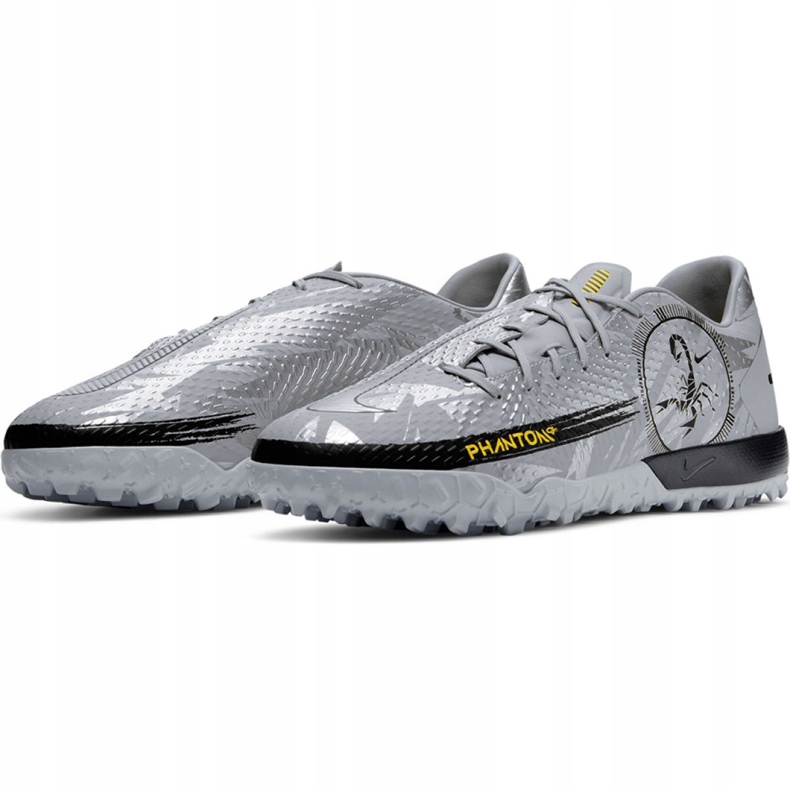 Zapatillas de fútbol Nike Phantom Gt Scorpion Academy Dynamic Fit Tf DA2263 001 negro gris 1