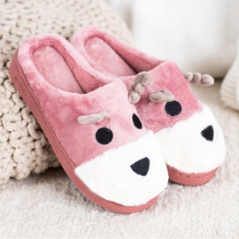 Bona Zapatillas de reno beige blanco rosa 1