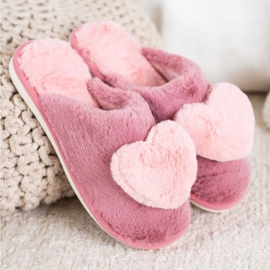 Bona Zapatillas con un corazón rosa 1