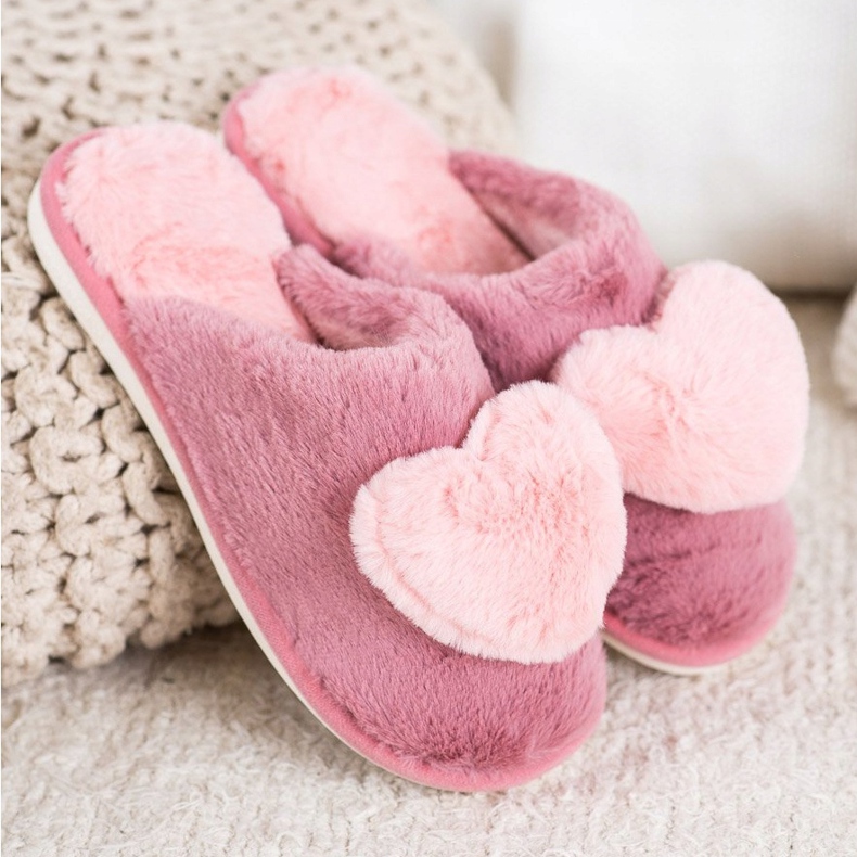 Bona Zapatillas con un corazón rosa 1
