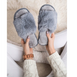 Bona Zapatillas con piel gris 4