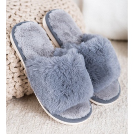 Bona Zapatillas con piel gris 2