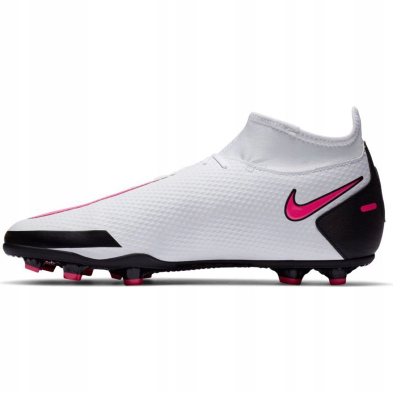 Zapatillas de fútbol Nike Phantom Gt Club Df FG / MG CW6672 160 blanco blanco 1