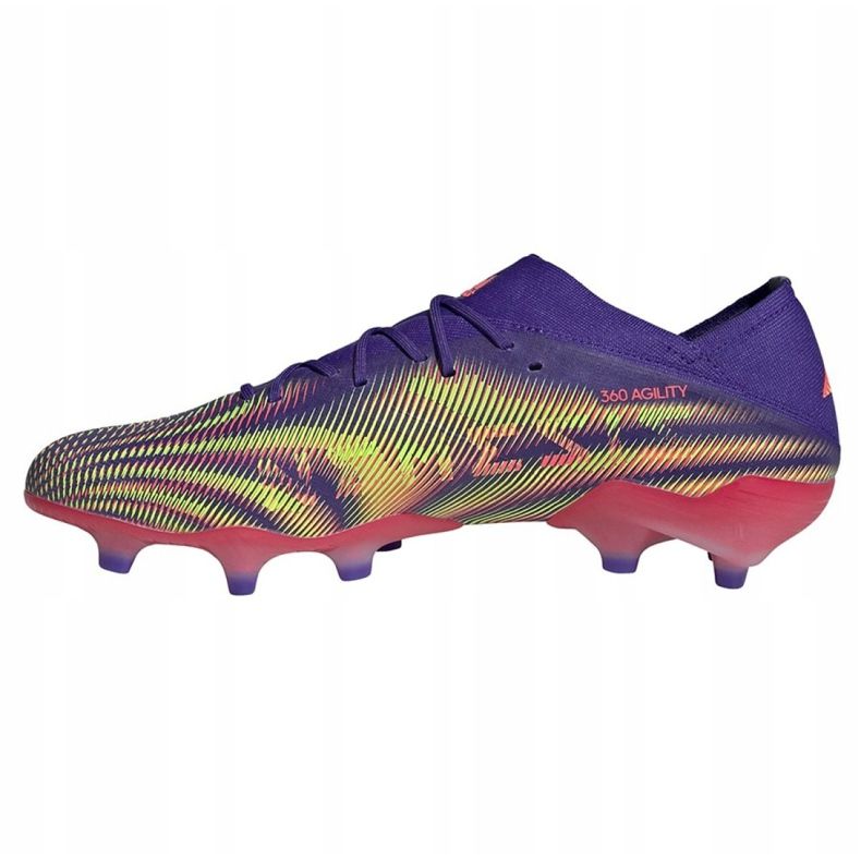 Botas de fútbol adidas Nemeziz .1 M Fg EH0760 violeta violeta 1