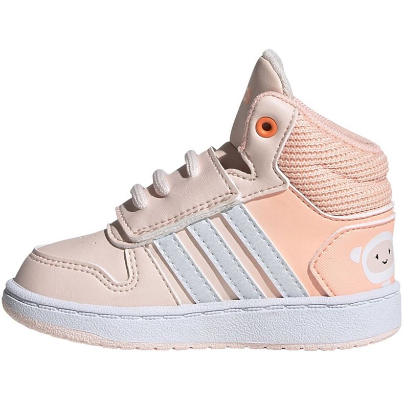Zapatillas Adidas Hoops Mid Jr FW4924 rosado 1