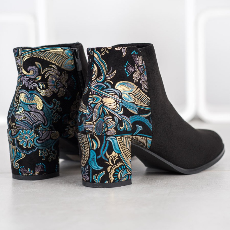 Botas con estampado Sergio Leone negro 1