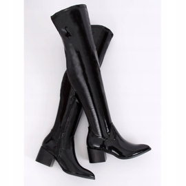 Bota lacada negra RB35P Negro 4