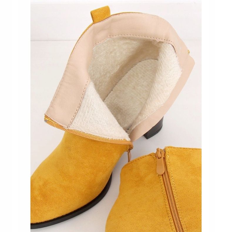 Tacones altos clásicos UK09P Amarillo miel 2 Tacones altos clásicos UK09P Amarillo miel 2