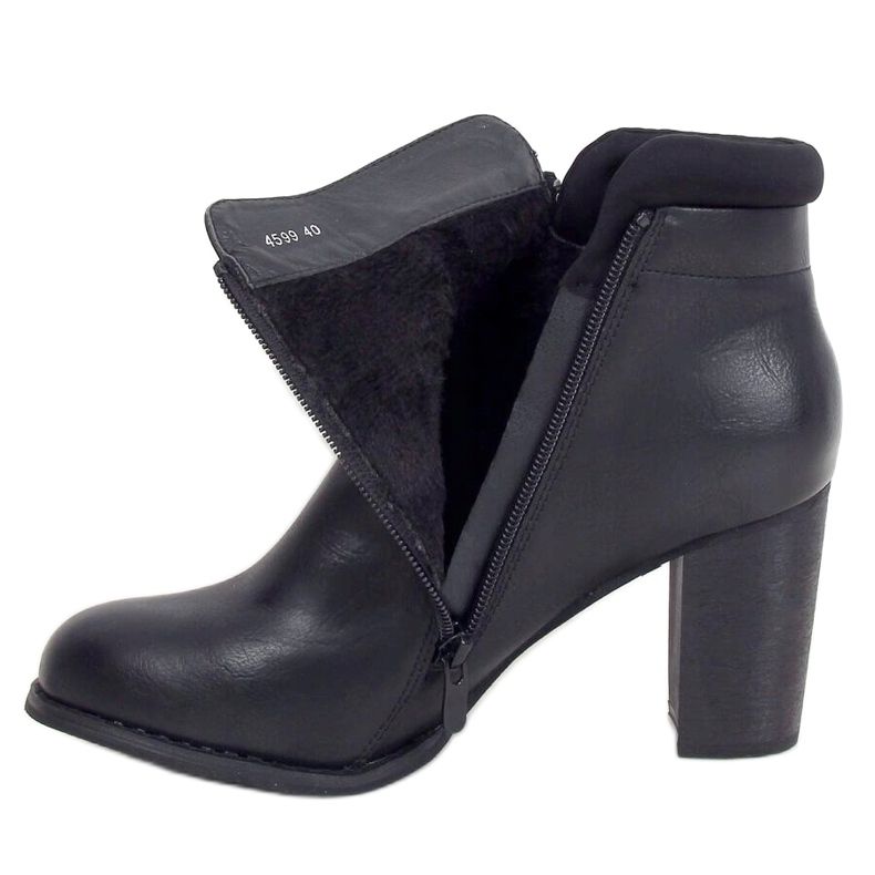 Negro 4599 Tacones negros 1