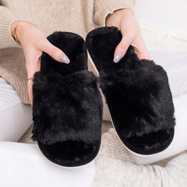 Bona Zapatillas con piel negro 4