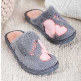 Bona Zapatillas Warm Love naranja gris 2