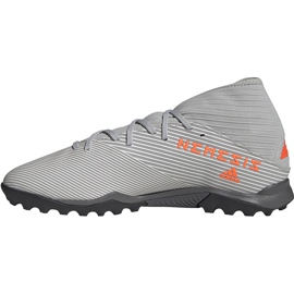 Zapatillas de fútbol adidas Nemeziz 19.3 Tf grises EF8291 2