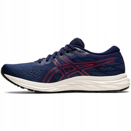 Zapatillas de hombre Asics Gel Excite 7 azul marino-rojo 1011A657 401 1