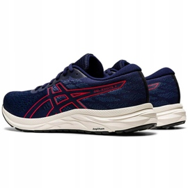 Zapatillas de hombre Asics Gel Excite 7 azul marino-rojo 1011A657 401 4