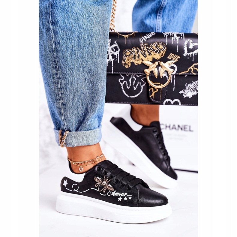 Zapatillas Deportivas De Mujer Zapatillas Con A Fly Black Amour negro 1