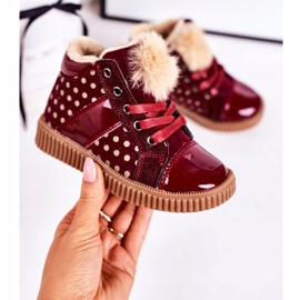 PL1 Botas Calientes Infantiles Zapatillas Deportivas De Lunares Rojo Anastasia 2 PL1 Botas Calientes Infantiles Zapatillas Deportivas De Lunares Rojo Anastasia 2