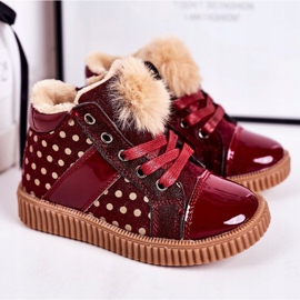 PL1 Botas Calientes Infantiles Zapatillas Deportivas De Lunares Rojo Anastasia 1 PL1 Botas Calientes Infantiles Zapatillas Deportivas De Lunares Rojo Anastasia 1