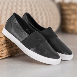 Bona Zapatillas sin cordones negro 1