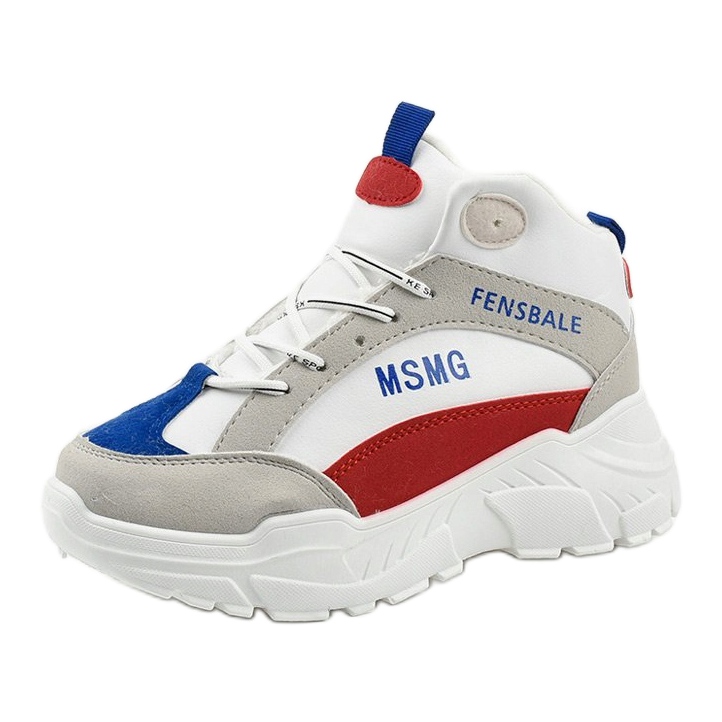 Zapatillas blancas, zapatillas de mezclilla con aislamiento blanco multicolor 1