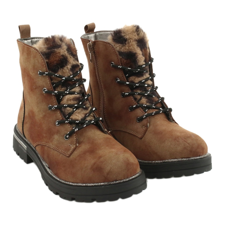 American Club Botas de niñas GC33 BOOTS BROwn marrón marrón 3 American Club Botas de niñas GC33 BOOTS BROwn marrón marrón 3
