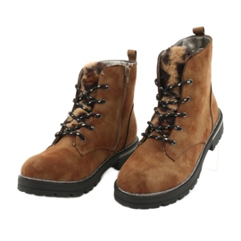 American Club Botas de niñas GC33 BOOTS BROwn marrón marrón 2