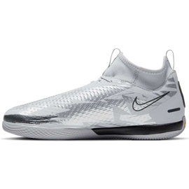 Zapatillas de fútbol Nike Phantom Gt Scorpion Academy Dynamic Fit Ic Junior DA2288 001 plata plata 2