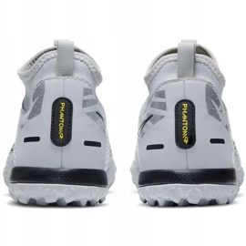 Zapatillas de fútbol Nike Phantom Gt Scorpion Academy Dynamic Fit Tf Junior DA2289 001 plata plata 4