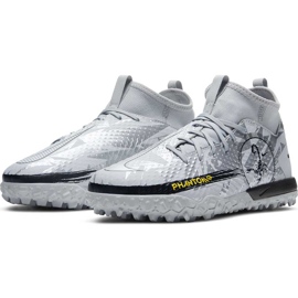 Zapatillas de fútbol Nike Phantom Gt Scorpion Academy Dynamic Fit Tf Junior DA2289 001 plata plata 3