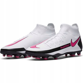 Zapatillas de fútbol Nike Phantom Gt Club Df FG / MG CW6672 160 blanco 3