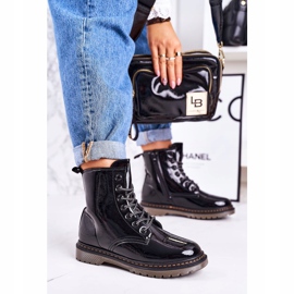 Botas Calientes de Mujer Botas Lacadas Black Thunder negro 2 Botas Calientes de Mujer Botas Lacadas Black Thunder negro 2