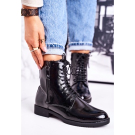 PJ1 Botas Calientes Mujer Clásicas Lacado Negro Simplicidad 2 PJ1 Botas Calientes Mujer Clásicas Lacado Negro Simplicidad 2