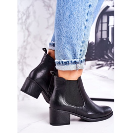 Botas cálidas para mujer Jodhpur boots On Heel Black Forevermore negro 4