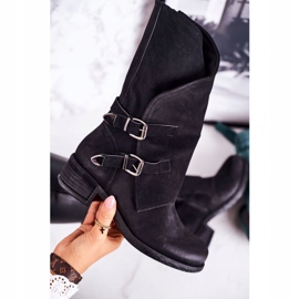 PS1 Botas cálidas para mujer con hebillas Black Cassidy negro 4
