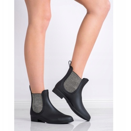 SHELOVET Chanclos con estilo negro 2
