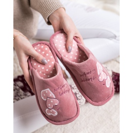 Bona Pantuflas Warm Happy Comfort rosado 4