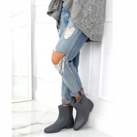 Grey D32 Chanclos grises con hebilla en el tobillo 3