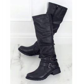 Botas de montar mujer negras 7501 Black negro 2