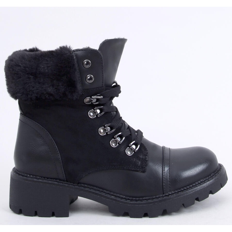Botas negras con cordones 4063 Black negro 1 Botas negras con cordones 4063 Black negro 1