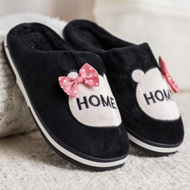 Bona Zapatillas de casa negro 5