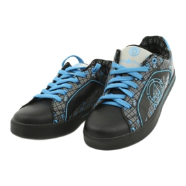 Zapatillas Deportivas McArthur 13-bk negro azul gris 2