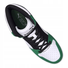 Puma Rebound LayUp Sd M 370219-05 blanco negro verde 2