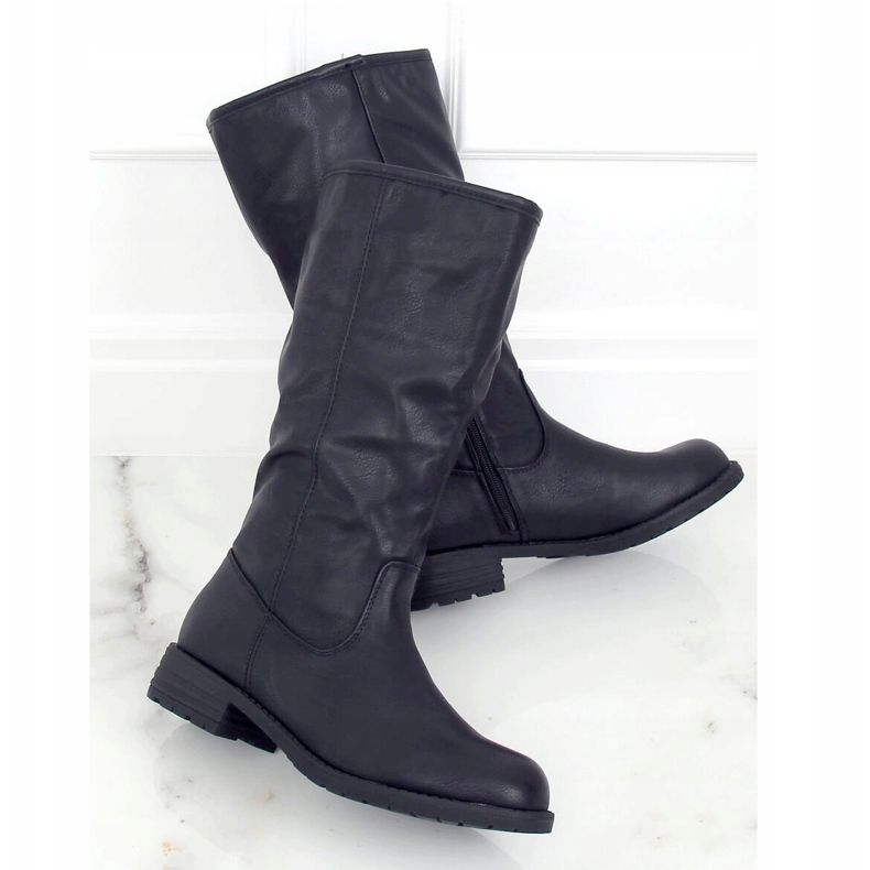 Botas negras, negro, 1090-PG Black 1 Botas negras, negro, 1090-PG Black 1