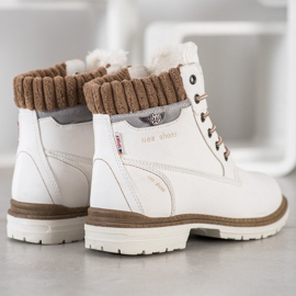 SHELOVET Zapatos nuevos, botas de montaña blanco 2