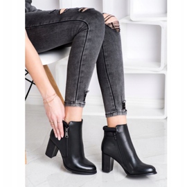 Super Mode Botas clásicas con cremallera negro 3